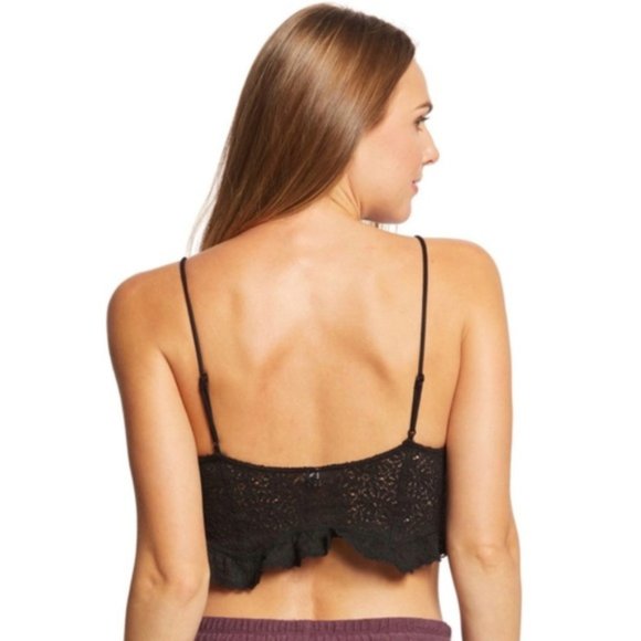 49. 🆕 Free People Fleur De Lys Lace Crop Cami - Picture 3 of 7